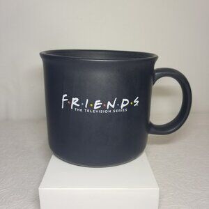 Friends TV Sitcom Black Matte Stoneware 16oz Coffee Mug Cup